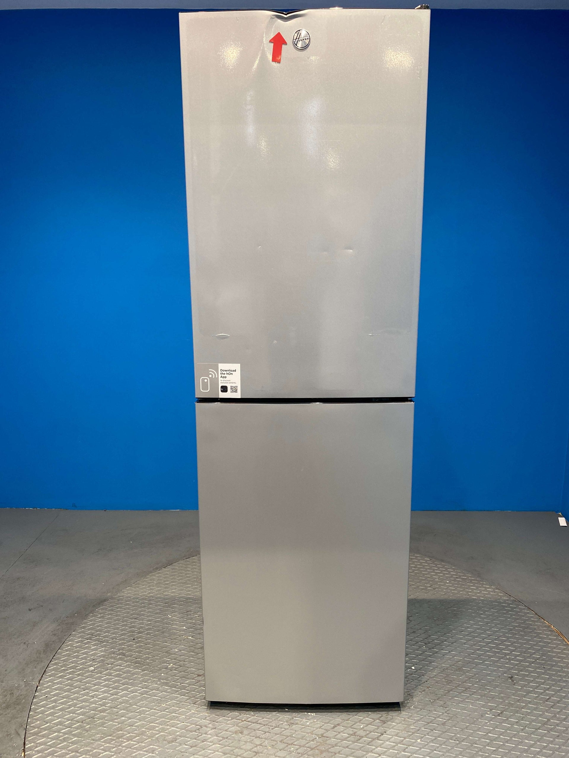 Hoover HVT3CLECKIHS Fridge Freezer Combi 50/50 252 Litres - Silver