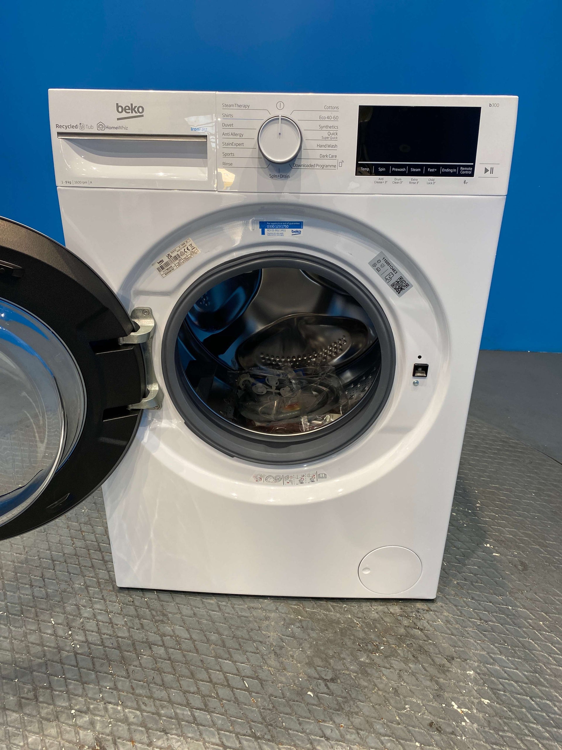 Beko B3W5961IW 9kg 1600 Spin Washing Machine - White