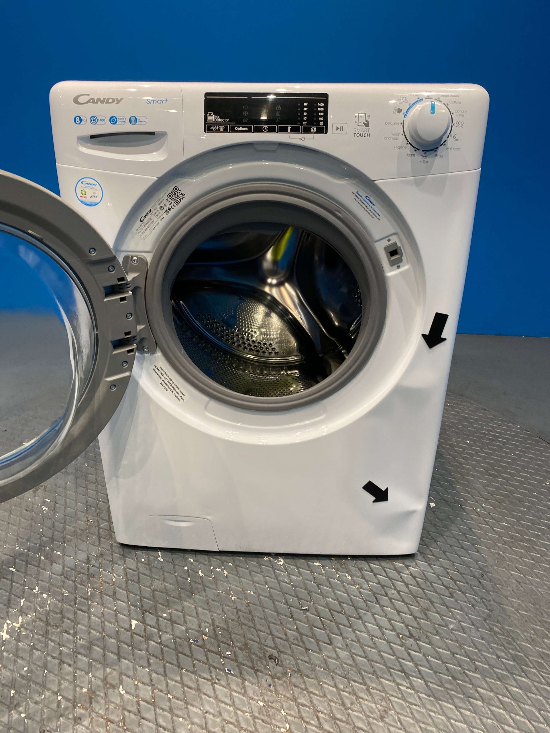 Candy CS148TW4 Freestanding Washing Machine 8kg 1400 Spin - White