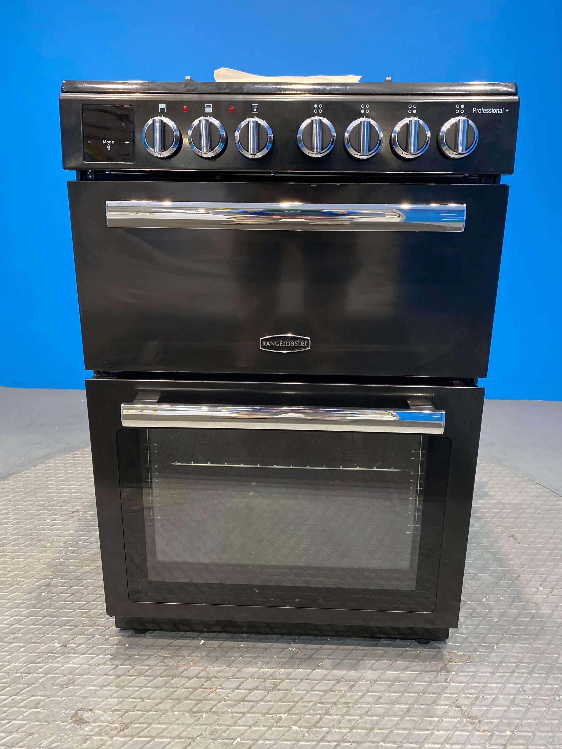 Rangemaster PROPL60DFFBL/C Freestanding Cooker Dual Fuel 60cm Black