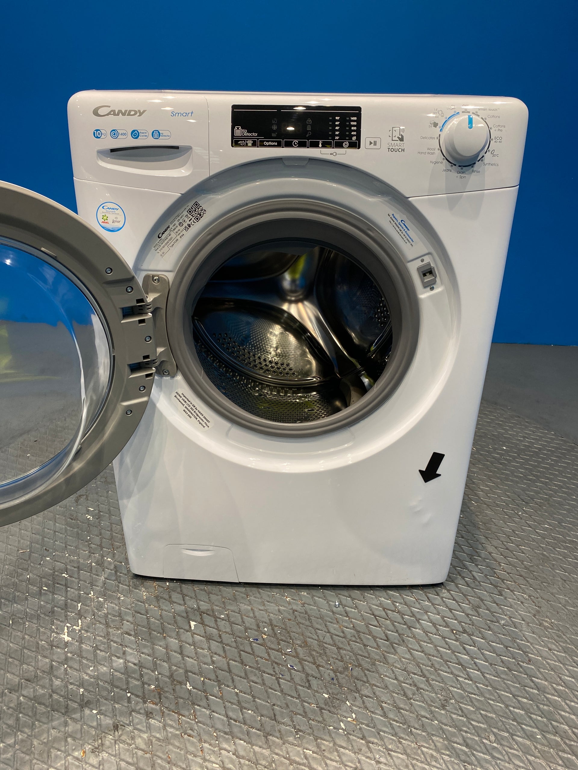 Candy CS1410TWE Freestanding Washing Machine 10kg 1400 Spin - White