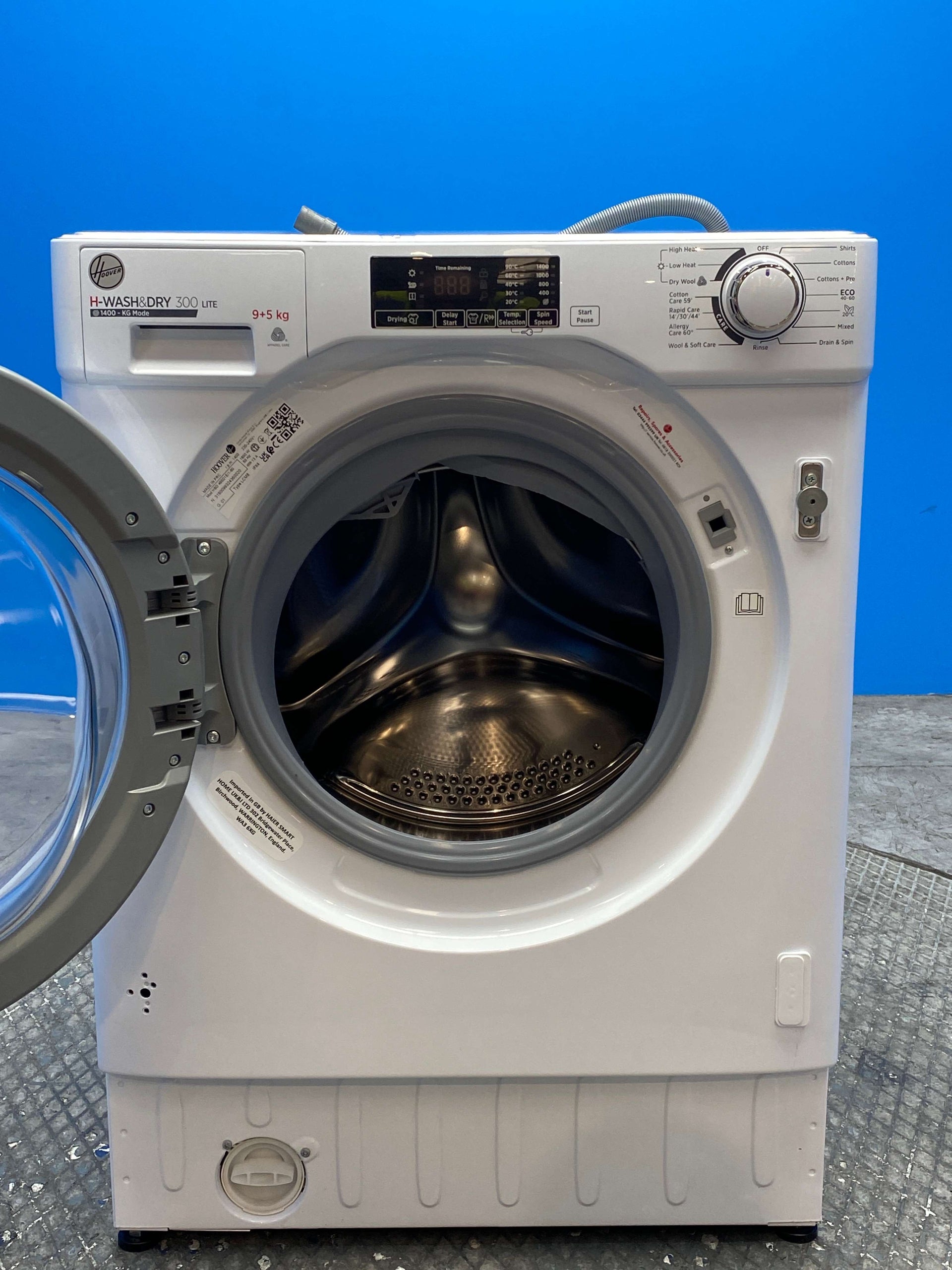 Hoover HBD495D1E Integrated 9/5kg 1400 Spin Washer Dryer