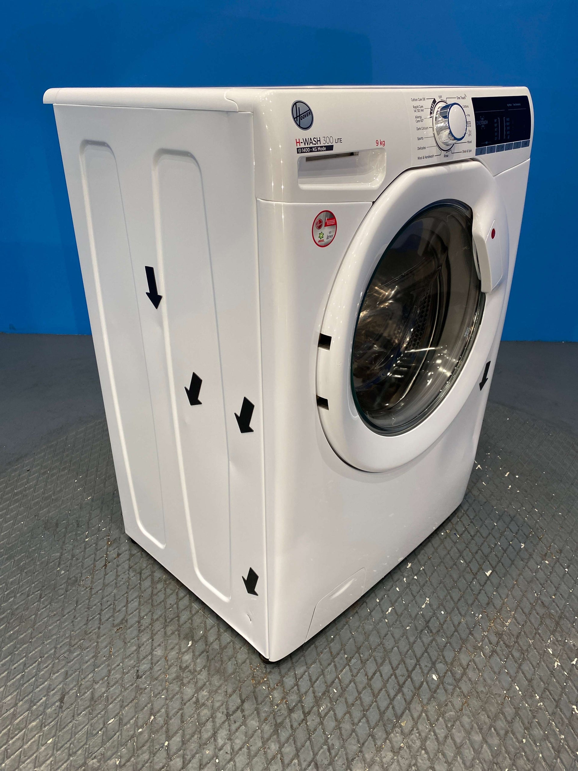 Hoover H3W49TA4 Freestanding Washing Machine 9kg 1400 Spin - White