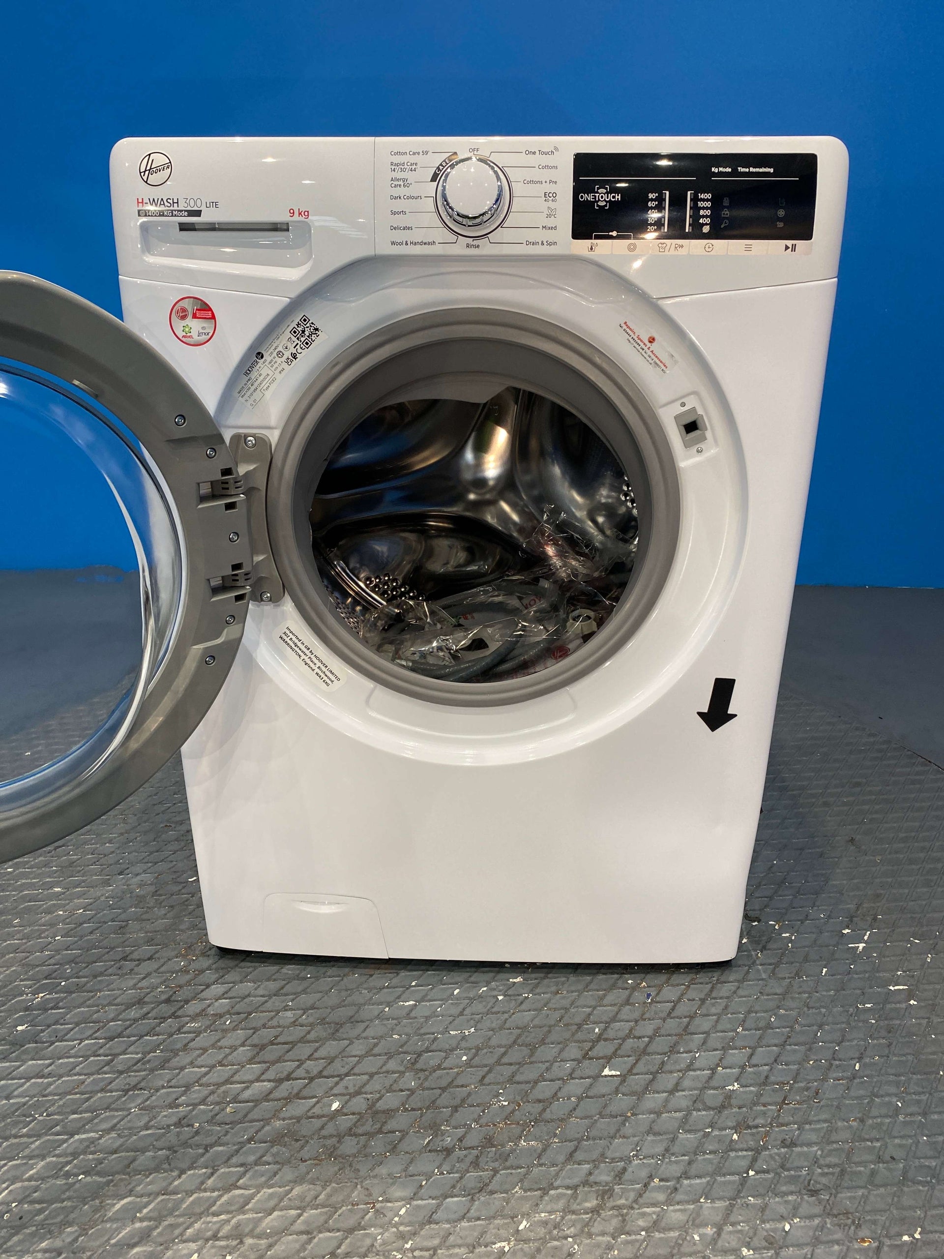 Hoover H3W49TA4 Freestanding Washing Machine 9kg 1400 Spin - White