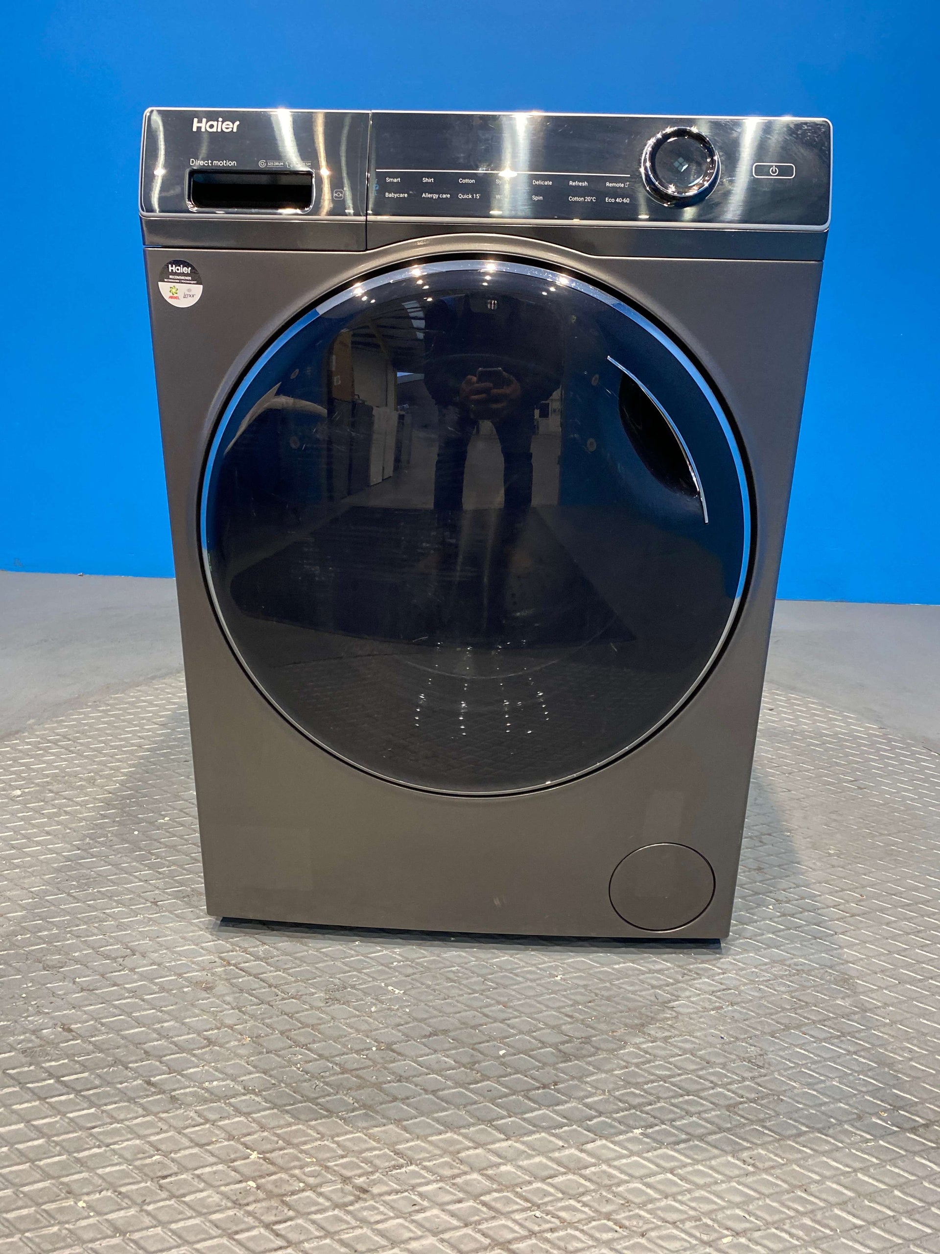 Haier HW100-B14979S8U1 10kg 1400 Spin Washing Machine - Anthracite