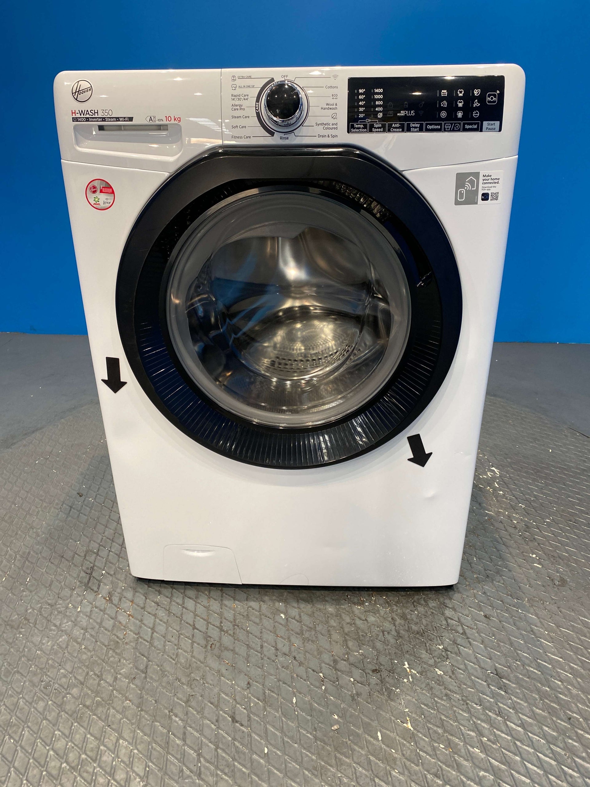 Hoover H3WPS4106TMB6 10kg 1400 Spin Washing Machine - White