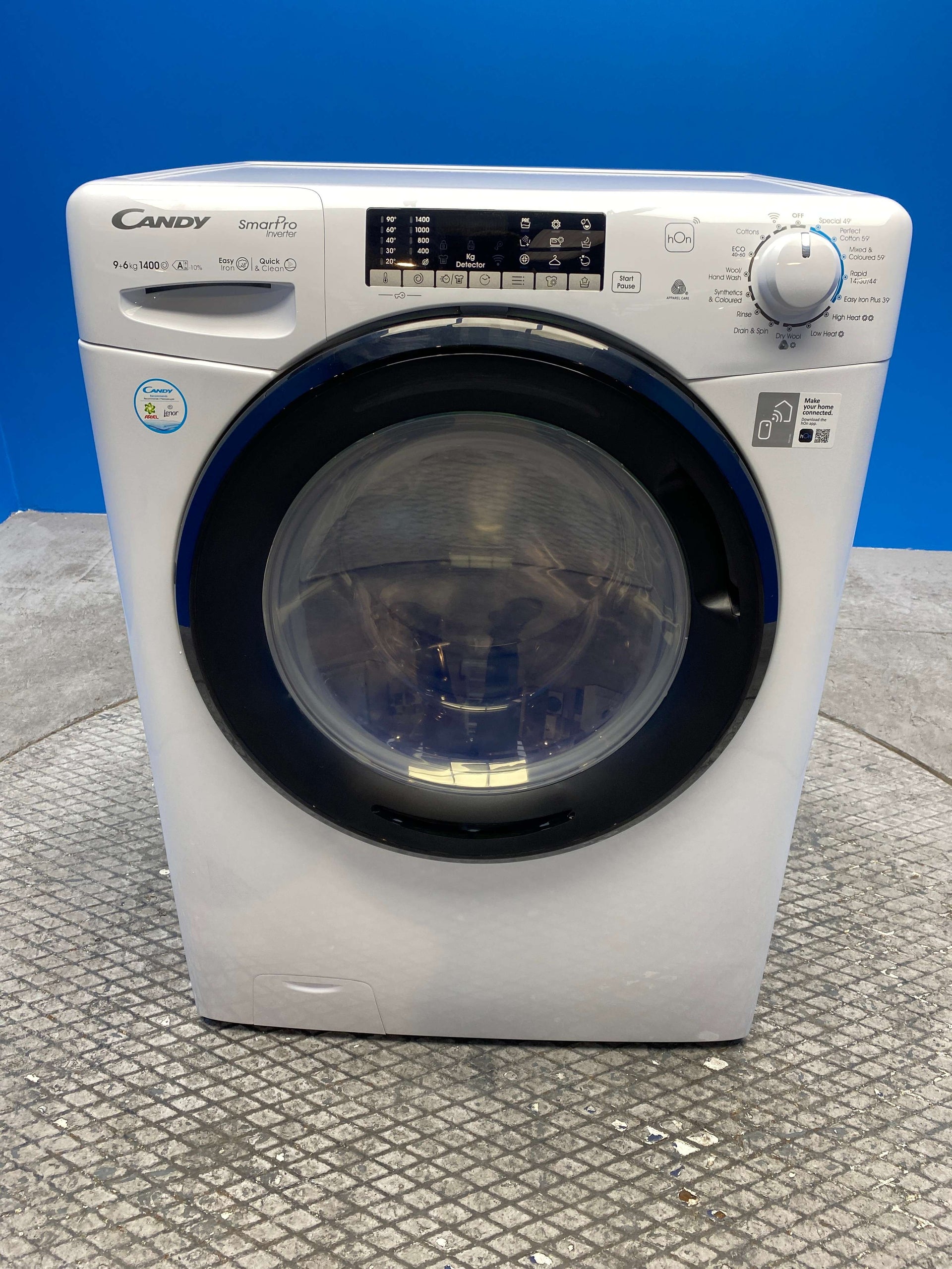 Candy CSOW4966TWMB6 9/6kg 1400 Spin Smart Pro Washer Dryer - White