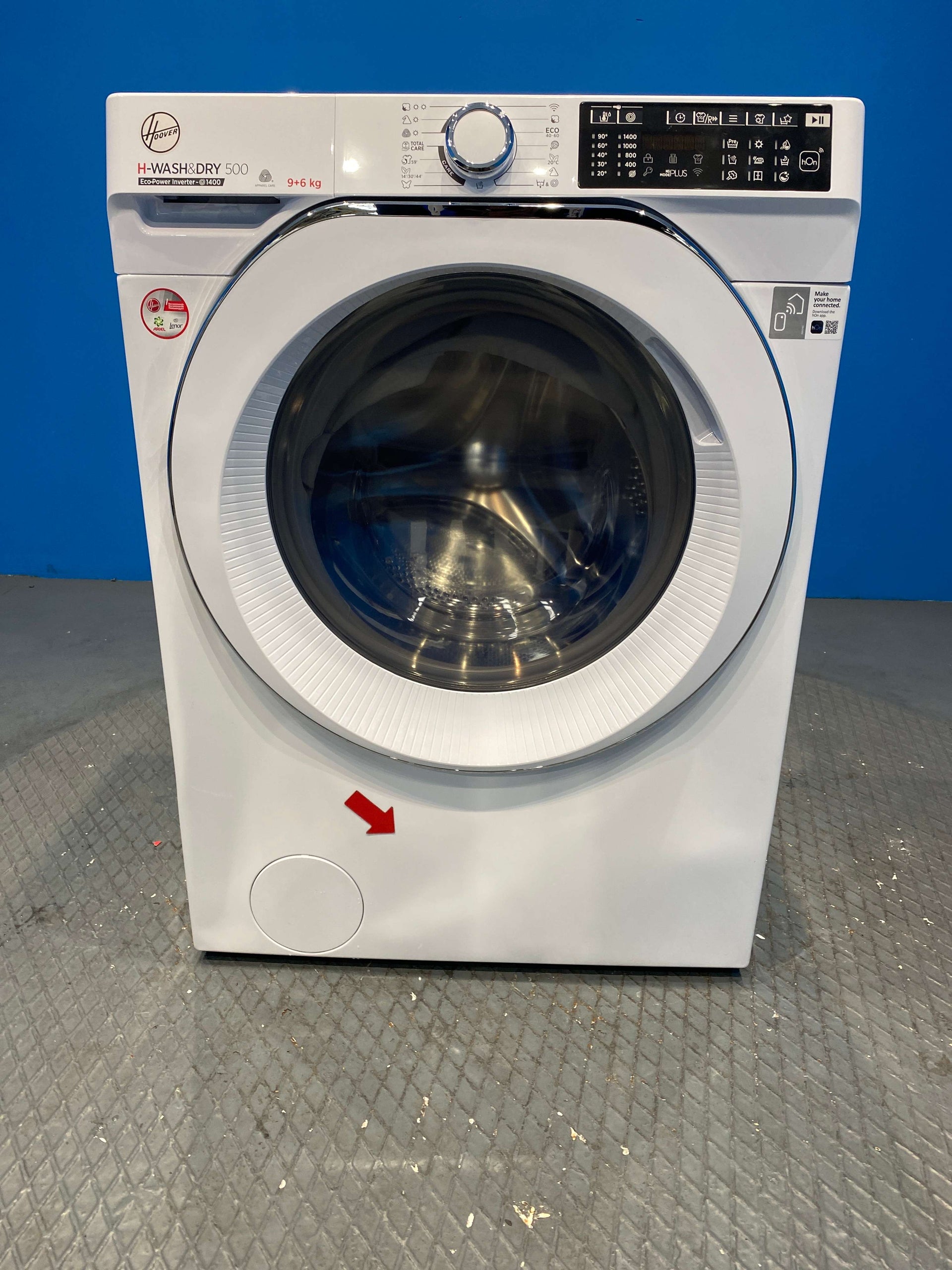 Hoover HD496AMC Freestanding Washer Dryer 9kg / 6kg 1400 Spin - White