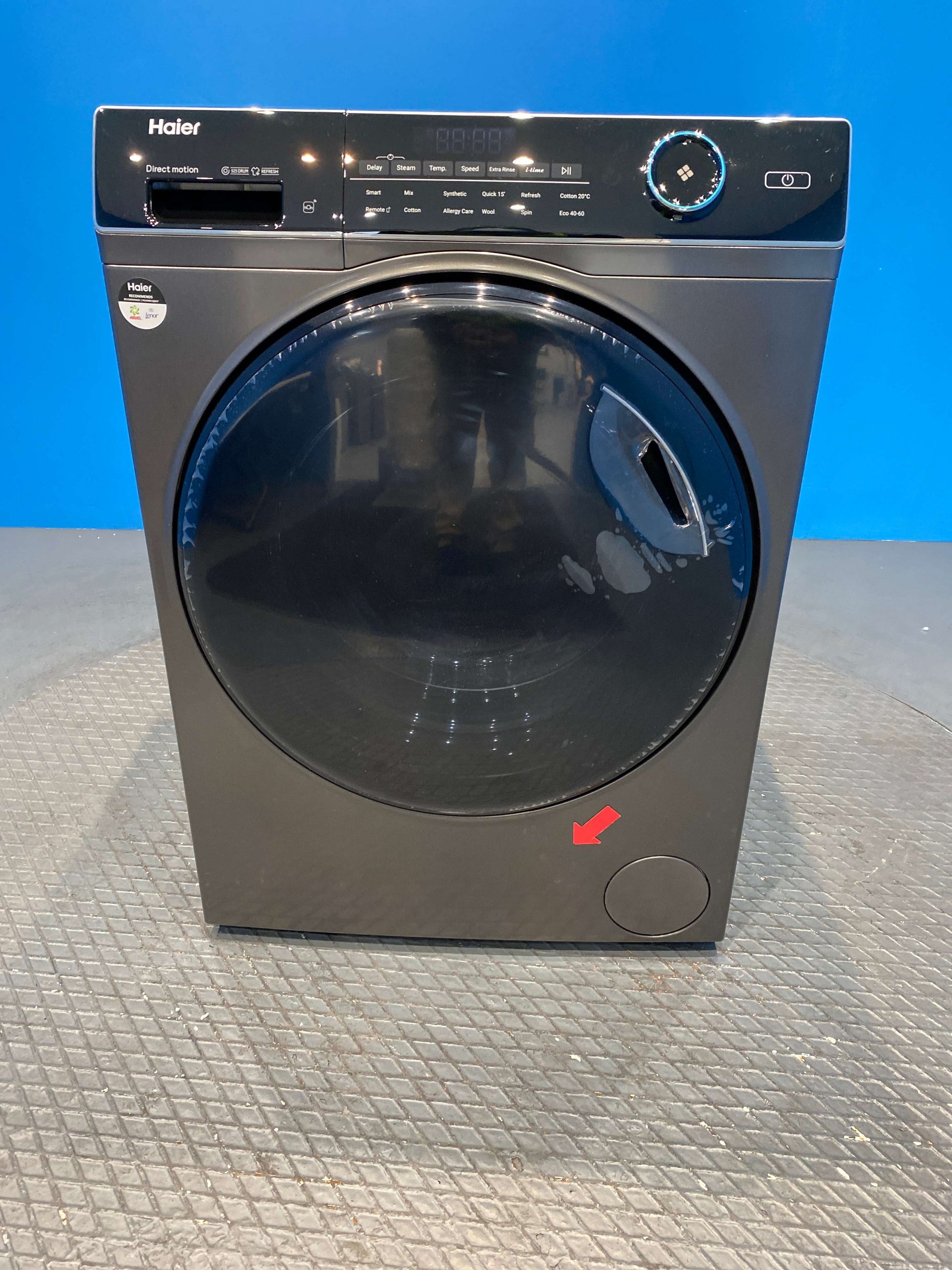 Haier HW80-B14959S8TU1 Series 5 8kg 1400 Spin Washing Machine - Graphite