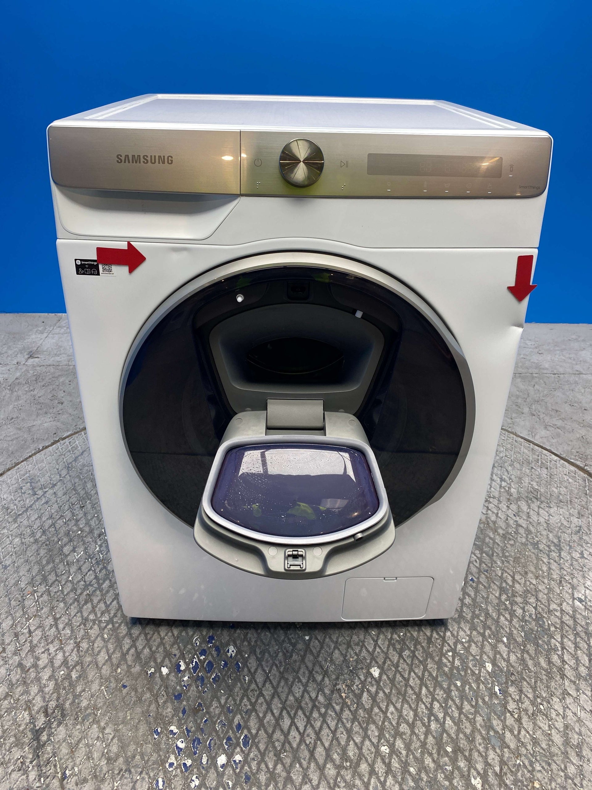 Samsung WW90T986DSH/S1 9kg 1600 Spin AddWash Washing Machine - White