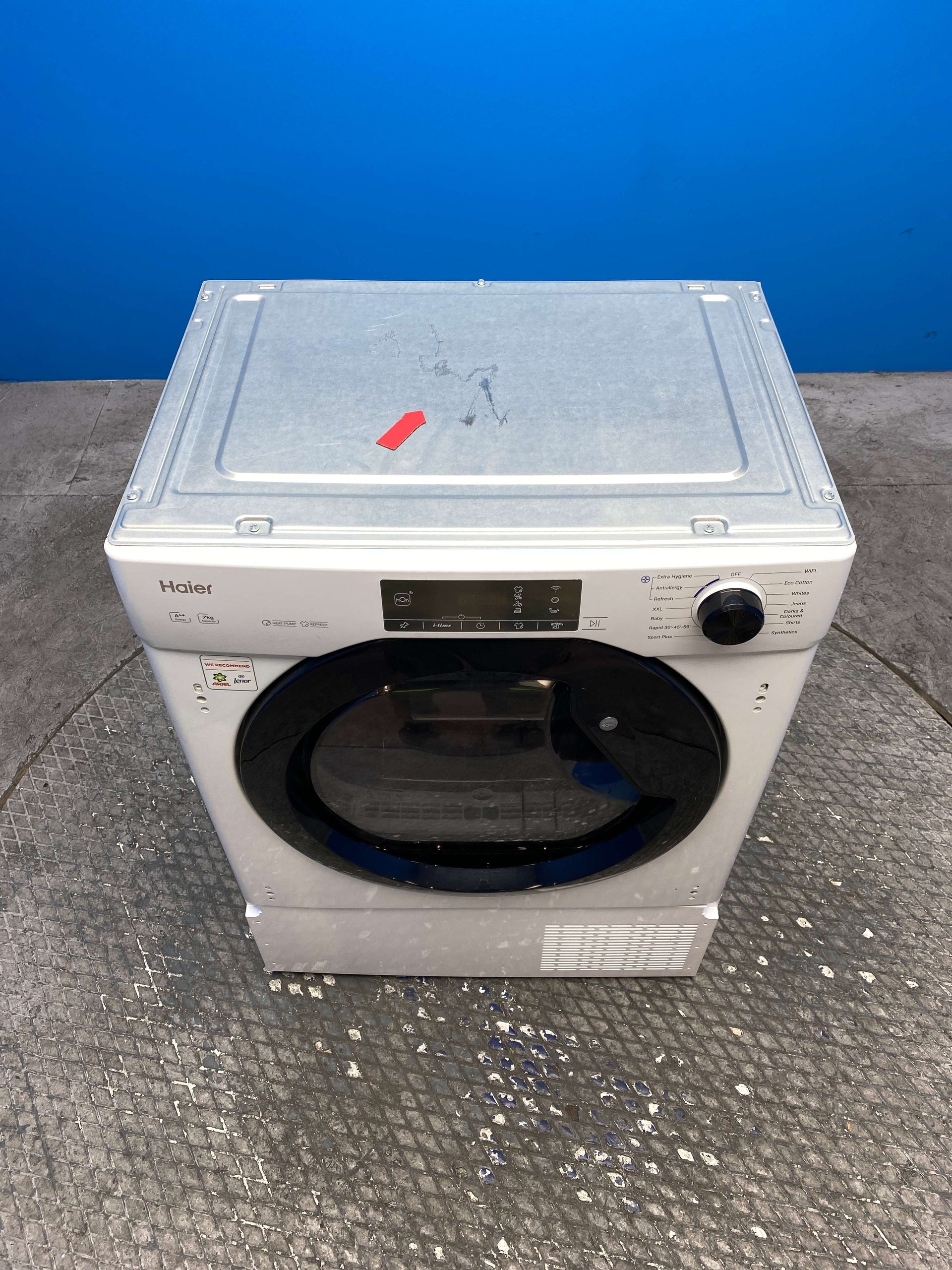 Haier Series 6 HDBIH7A2TBEX Integrated 7kg Heat Pump Tumble Dryer