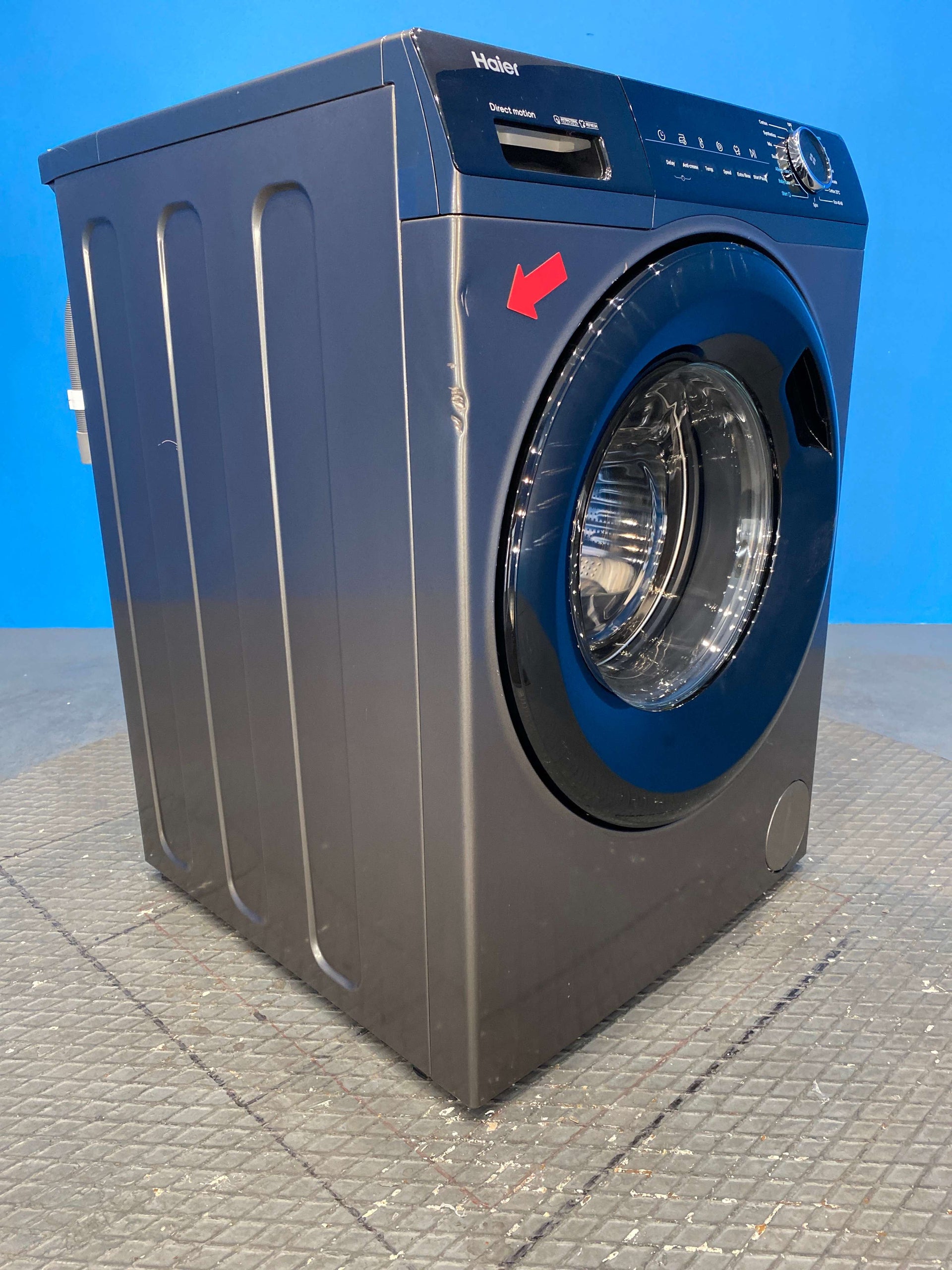 Haier HW100-B14939S8 Series 3 10 kg 1400 Spin Washing Machine - Graphite