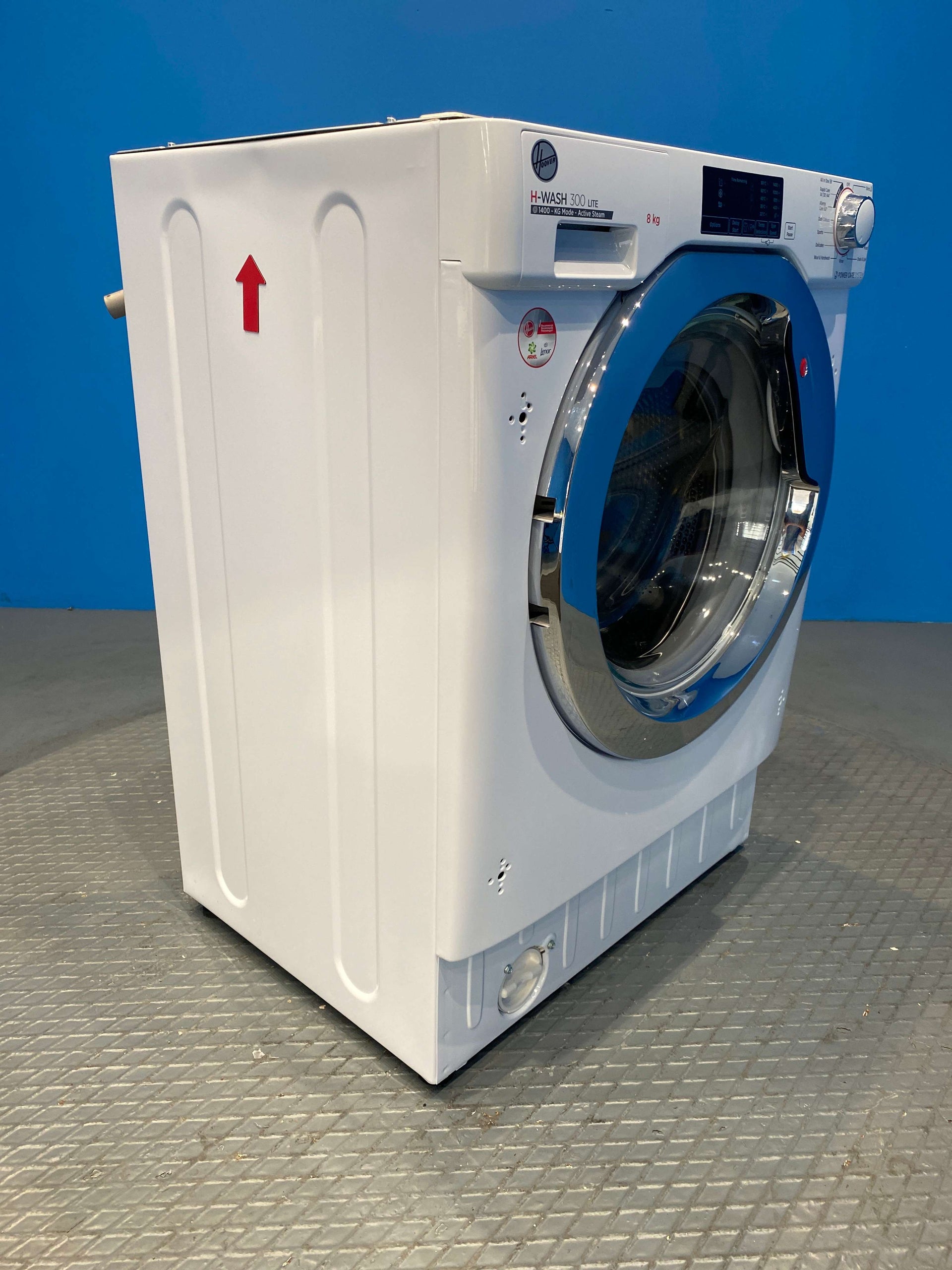 Hoover HBWS48D1ACE Built In Washing Machine 8kg 1400 Spin - White