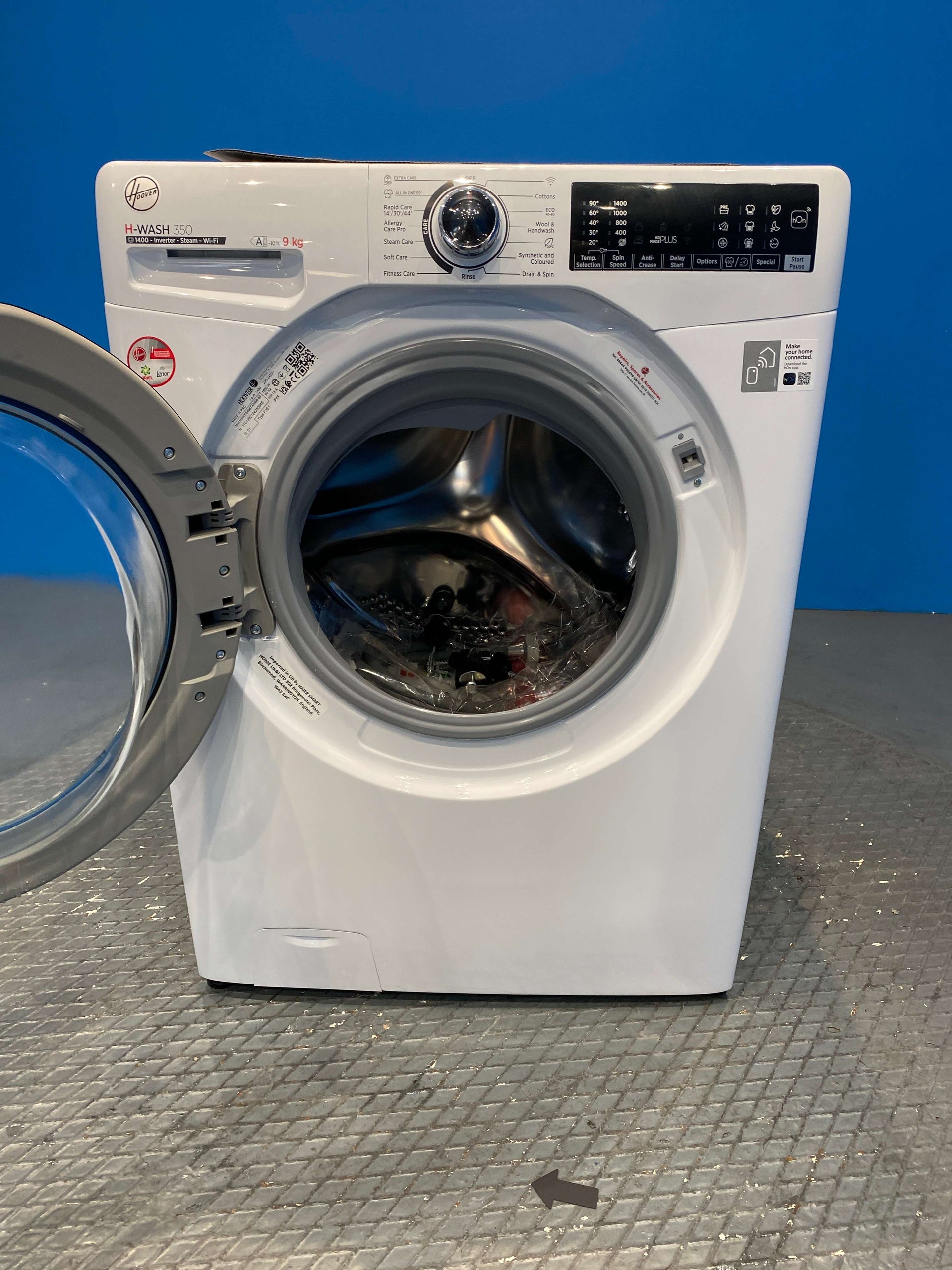 Hoover H3WPS496TAMB6 9kg 1400 Spin Washing Machine - White