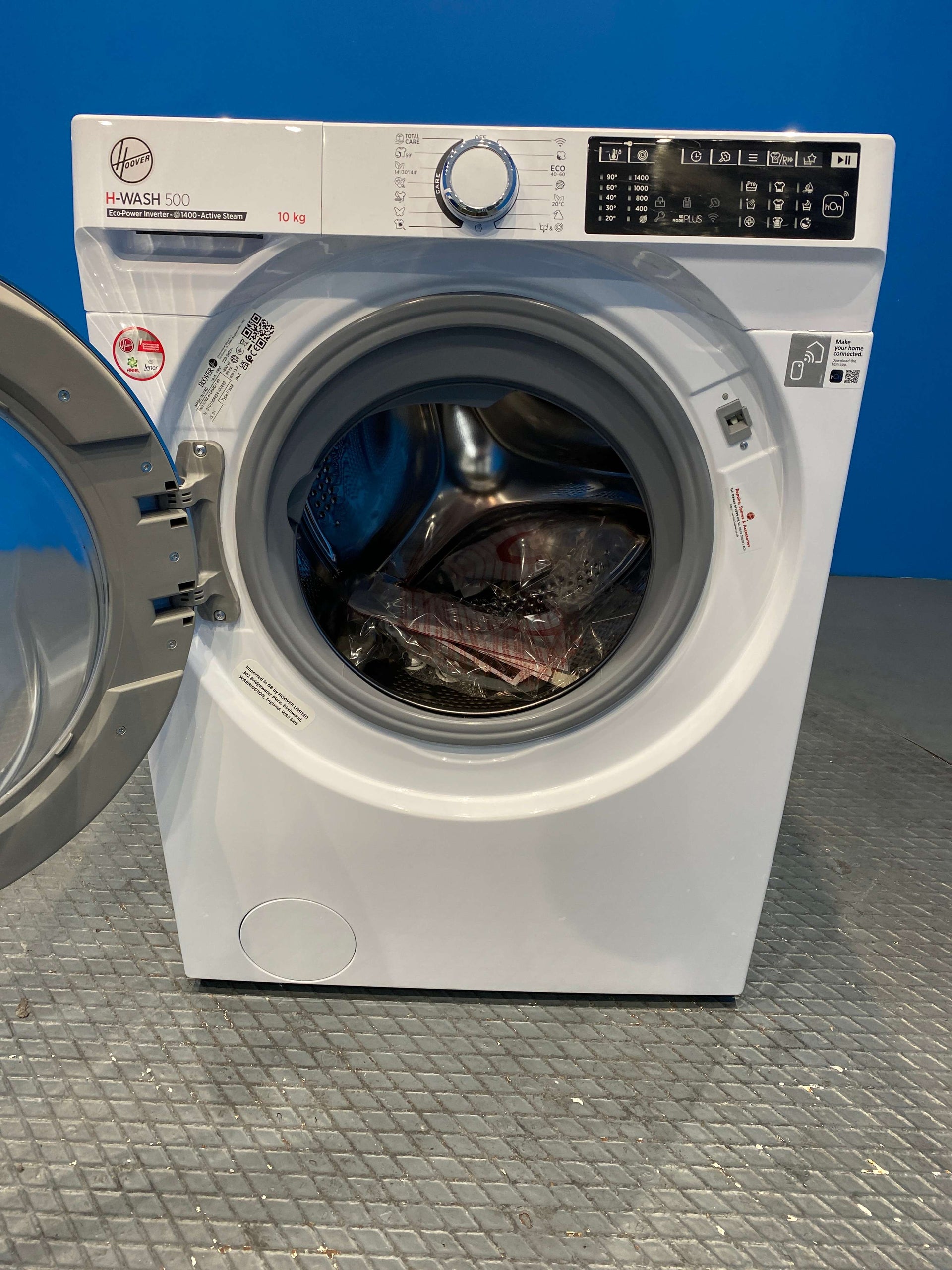 Hoover HWB410AMC Freestanding Washing Machine 10kg 1400 Spin - White