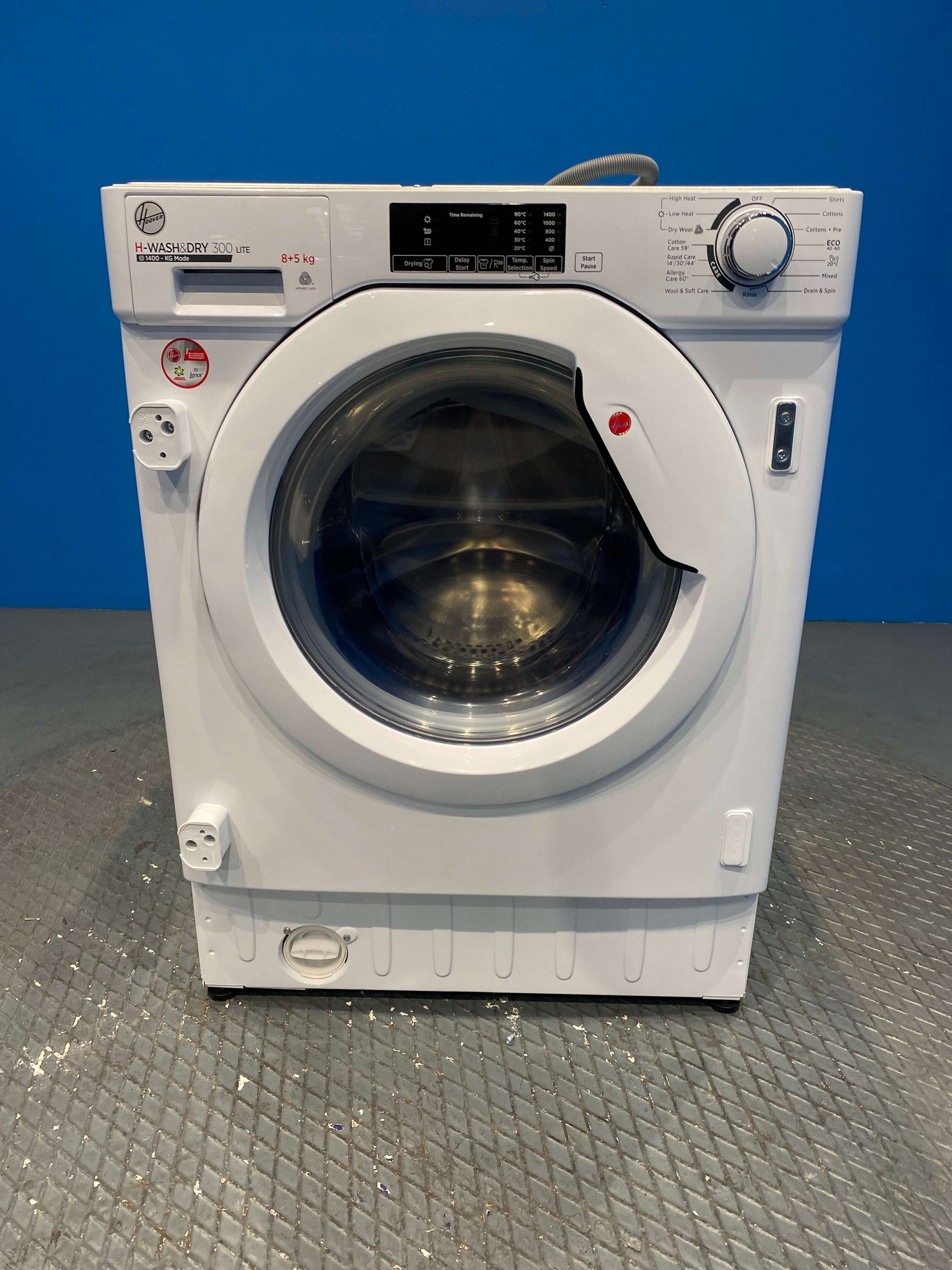 Hoover HBD485D1E Integrated 8kg / 5kg 1400 Spin Washer Dryer - White