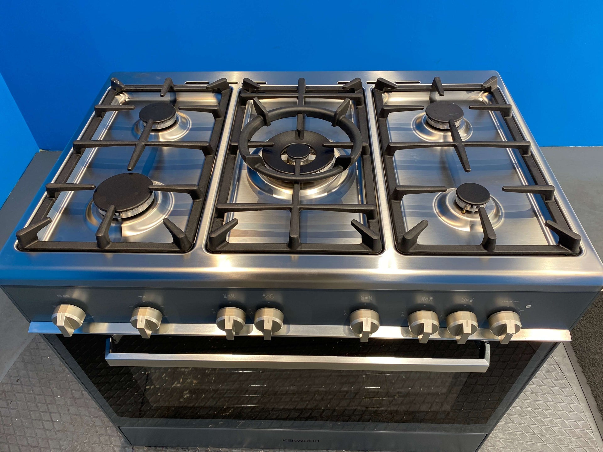 Kenwood CK307GSL 90 cm Gas Range Cooker - Slate Grey