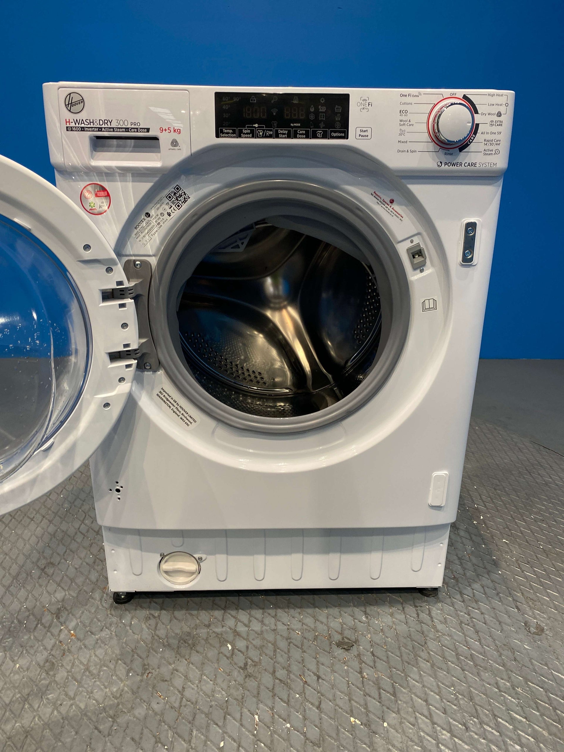 Hoover HBDODS695TAMCE80 Built In Washer Dryer 9 / 5kg 1600 Spin - White