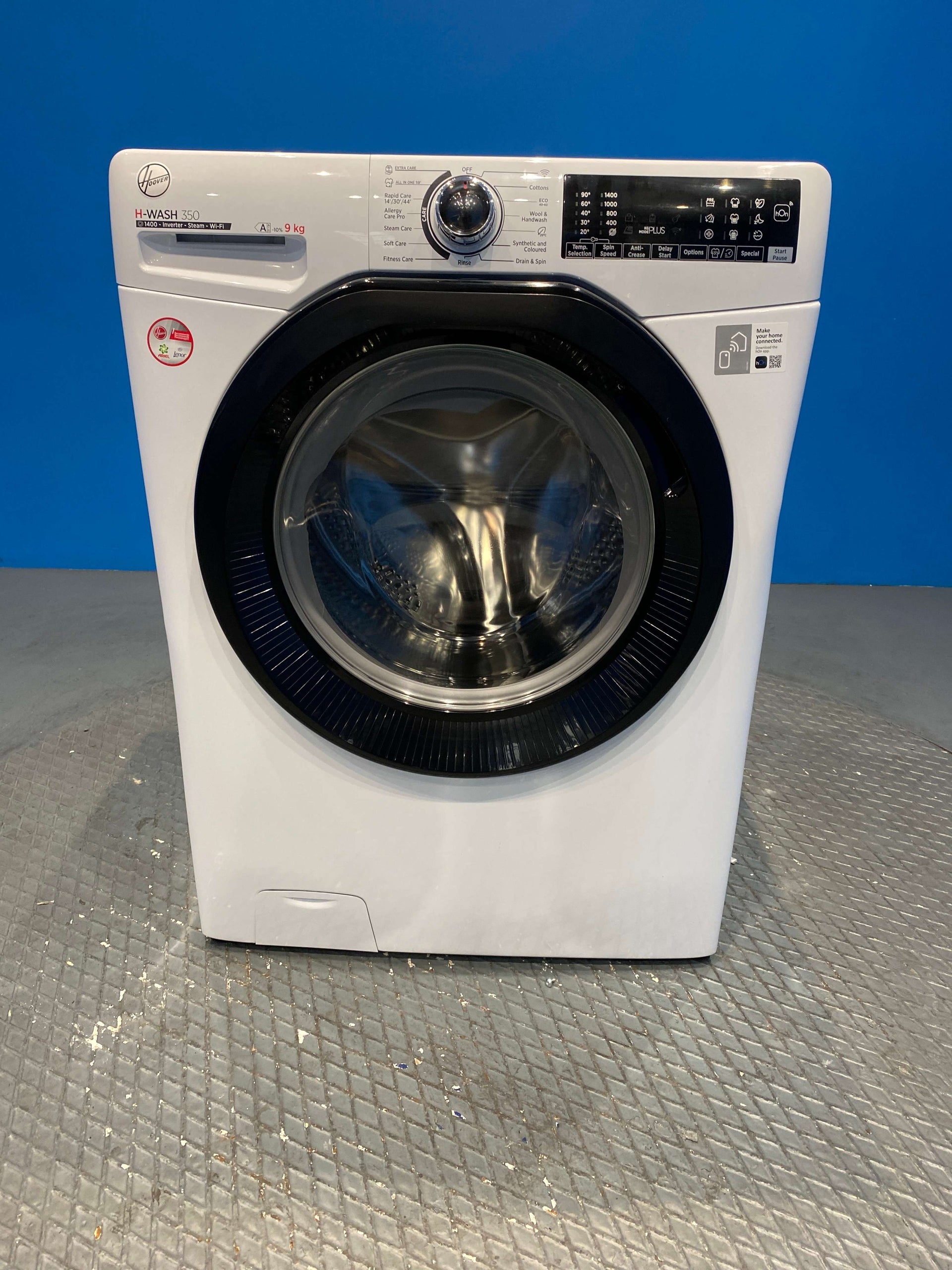 Hoover H3WPS496TAMB6 9kg 1400 Spin Washing Machine - White