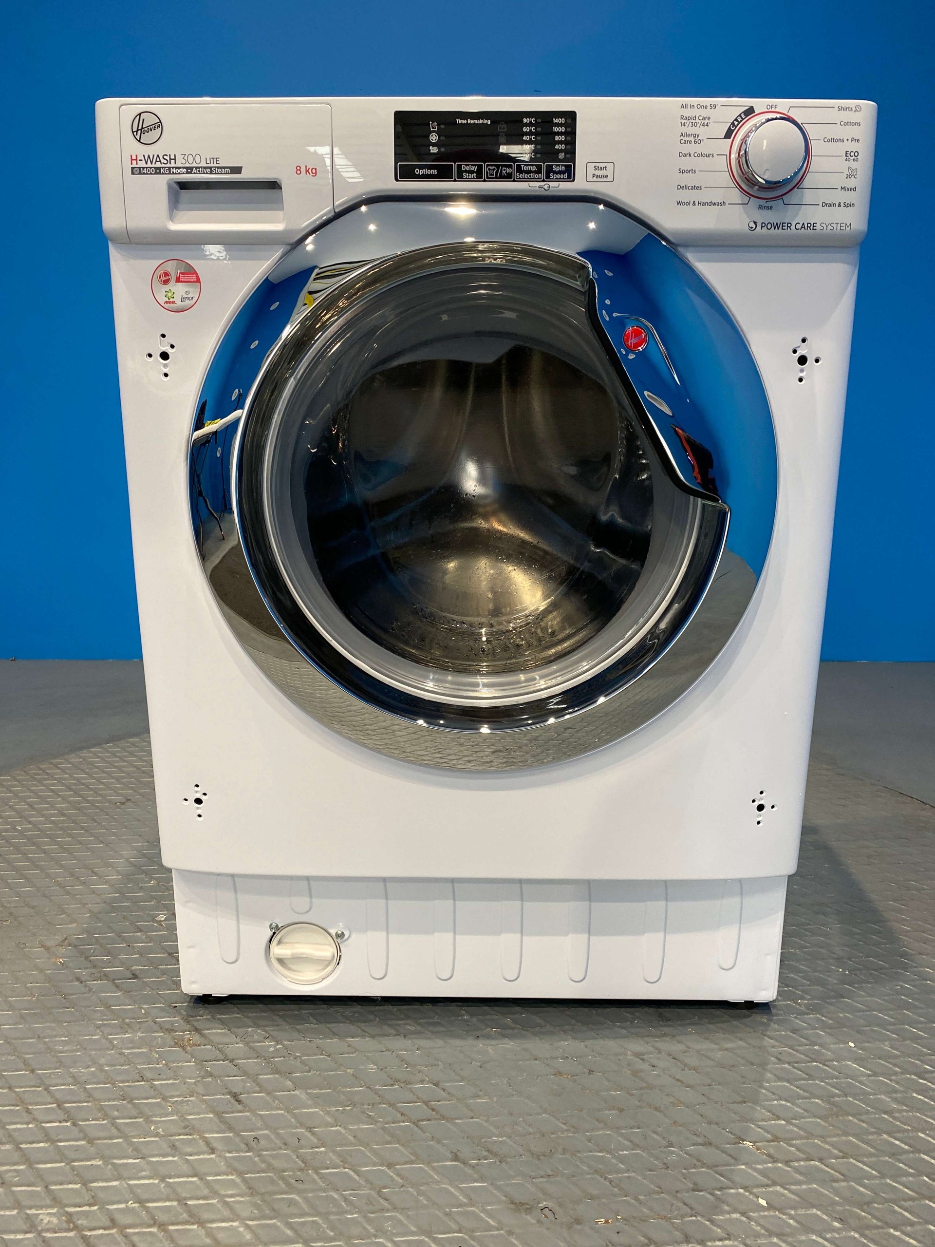 Hoover HBWS48D1ACE Built In Washing Machine 8kg 1400 Spin - White