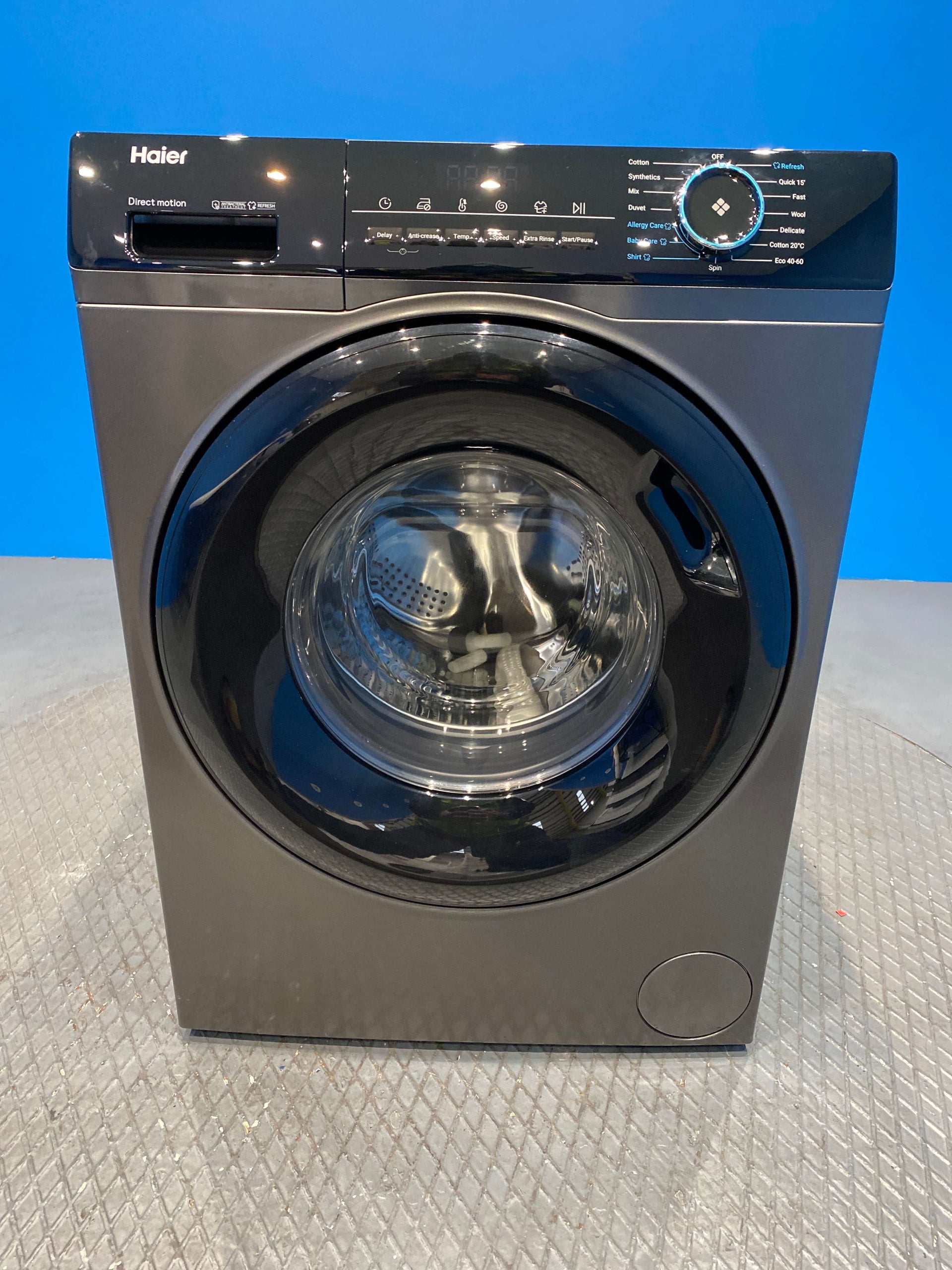 Haier HW100-B14939S8 Series 3 10 kg 1400 Spin Washing Machine - Graphite