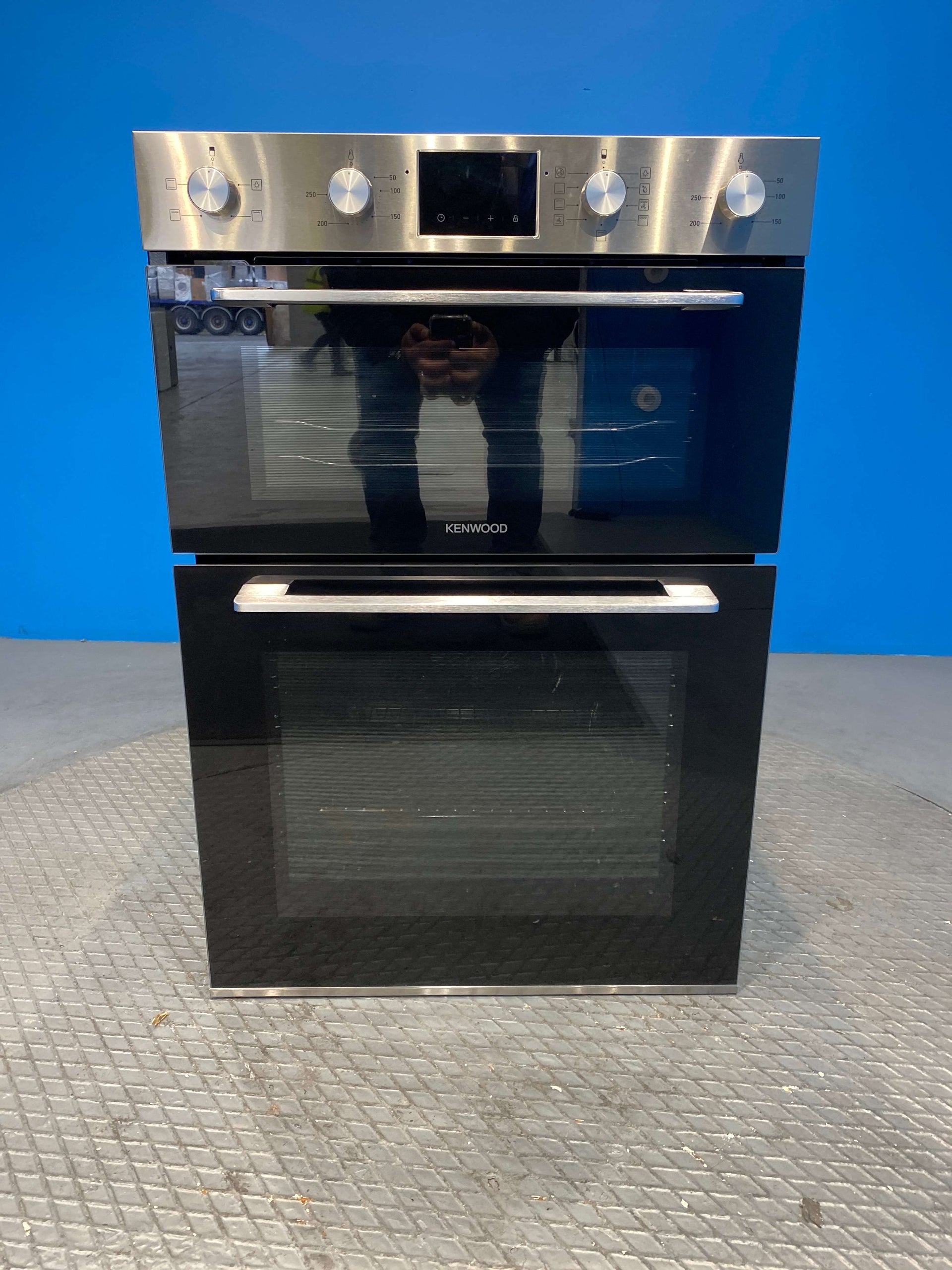 Kenwood KBIDOX21 Electric Double Oven - Black / Stainless Steel