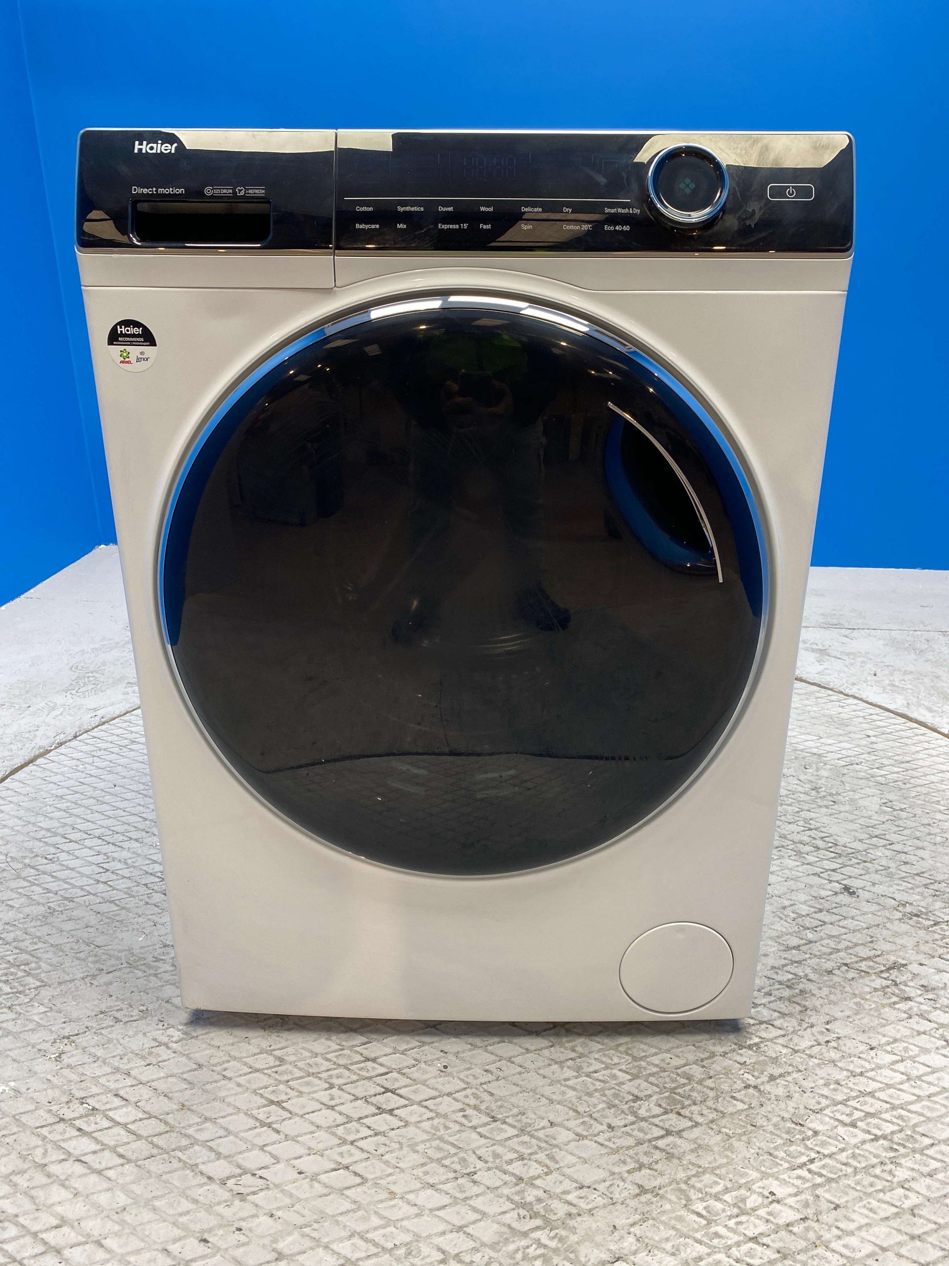 Haier HWD120-B14979 Series 7 12kg / 8kg 1400 Spin Washer Dryer - White