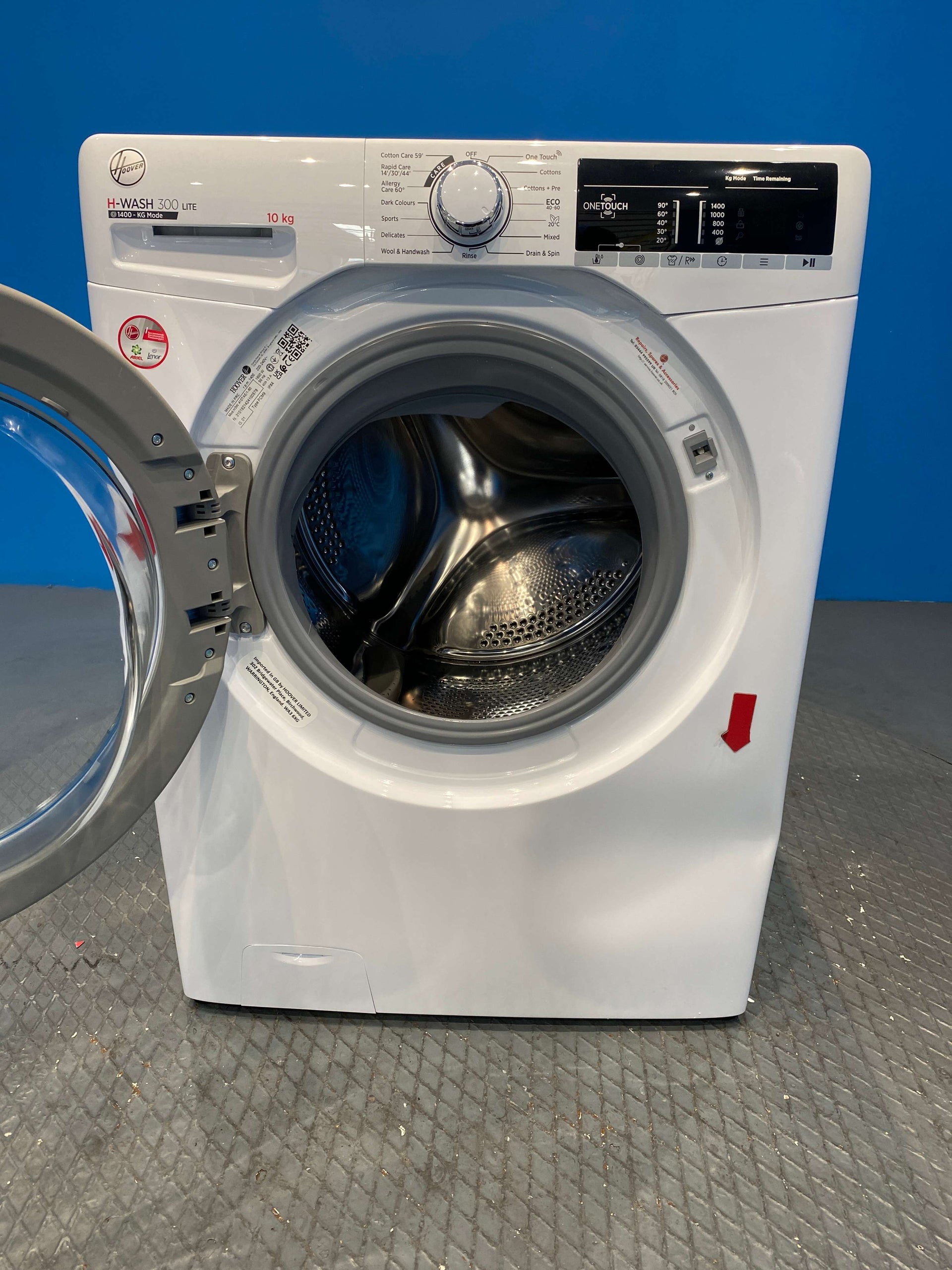 Hoover H3W410TAE Freestanding Washing Machine 10kg 1400 Spin - White